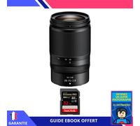 Nikon Z 28-75mm F2.8 + 1 SanDisk 32GB Extreme PRO UHS-II SDXC 300 MB/s + Ebook 'Devenez Un Super Photographe' - Objectif Nikon Z pour Nikon Hybride