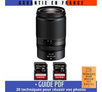 Nikon Z 28-75mm F2.8 + 2 SanDisk 32GB Extreme PRO UHS-II SDXC 300 MB/s + Guide PDF '20 TECHNIQUES POUR RÉUSSIR VOS PHOTOS