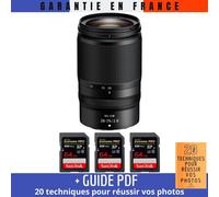 Nikon Z 28-75mm F2.8 + 3 SanDisk 64GB Extreme PRO UHS-II SDXC 300 MB/s + Guide PDF '20 TECHNIQUES POUR RÉUSSIR VOS PHOTOS