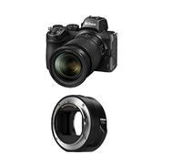 Nikon Z 5, Appareil Photo Numérique Hybride Plein Format en kit+Nikon Bague d'adaptation FTZ II JMA905DA Noir