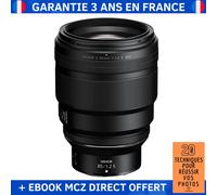 Nikon Z 85mm F1.2 S + Ebook '20 Techniques pour Réussir vos Photos' - Objectif Nikon Z