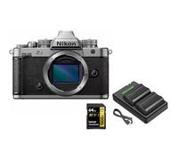Nikon - Z f Argent Boitier nu avec Energy Kit + carte 64 Go