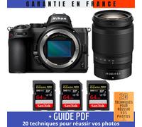 Nikon Z5 + Z 24-200mm f/4-6.3 VR + 3 SanDisk 64GB Extreme PRO UHS-II SDXC 300 MB/s + Guide PDF ""20 TECHNIQUES POUR RÉUSSIR VOS PHOTOS