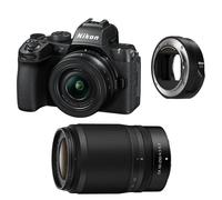Nikon z50 ii + z 16-50 + z 50-250 + adaptateur ftz ii