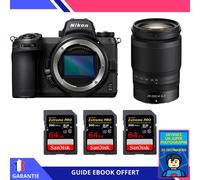 Nikon Z6 II + Z 24-200mm f/4-6.3 VR + 3 SanDisk 64GB Extreme PRO UHS-II SDXC 300 MB/s + Ebook 'Devenez Un Super Photographe