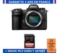 Nikon Z6 III + 1 SanDisk 256GB Extreme PRO UHS-II SDXC 300 MB/s + Ebook '20 Techniques pour Réussir vos Photos' - Appareil Photo Hybride Nikon