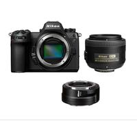 Nikon Z6 III Appareil photo sans miroir + Nikon FTZ II Mount Adapter + Nikon AF-S 35mm f1.8G DX