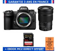 Nikon Z6 III + Z 24-120mm f/4 S + 1 SanDisk 64GB Extreme PRO UHS-II SDXC 300 MB/s + Ebook '20 Techniques pour Réussir vos Photos' - Appareil Photo Hybride Nikon