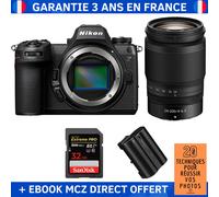 Nikon Z6 III + Z 24-200mm f/4-6.3 VR + 1 SanDisk 32GB Extreme PRO UHS-II SDXC 300 MB/s + 1 Nikon EN-EL15c + Ebook '20 Techniques pour Réussir vos Photos' - Appareil Photo Hybride Nikon