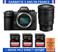 Nikon Z6 III + Z 24-70mm f/2.8 S + 3 SanDisk 32GB Extreme PRO UHS-II SDXC 300 MB/s + Ebook '20 Techniques pour Réussir vos Photos' - Appareil Photo Hybride Nikon