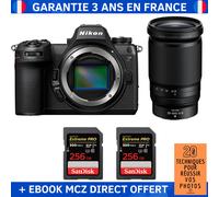 Nikon Z6 III + Z 28-400mm f/4-8 VR + 2 SanDisk 256GB Extreme PRO UHS-II SDXC 300 MB/s + Ebook '20 Techniques pour Réussir vos Photos' - Appareil Photo Hybride Nikon