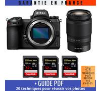 Nikon Z7 II + Z 24-200mm f/4-6.3 VR + 3 SanDisk 32GB Extreme PRO UHS-II SDXC 300 MB/s + Guide PDF ""20 TECHNIQUES POUR RÉUSSIR VOS PHOTOS