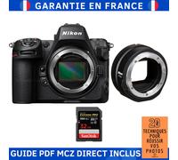 Nikon Z8 + FTZ II + 1 SanDisk 32GB Extreme PRO UHS-II SDXC 300 MB/s + Guide PDF MCZ DIRECT '20 TECHNIQUES POUR RÉUSSIR VOS PHOTOS