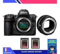 Nikon Z8 + FTZ II + 2 SanDisk 256GB Extreme PRO CFexpress Type B + Ebook ""Devenez Un Super Photographe"" - Appareil Photo Nikon