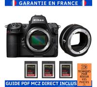 Nikon Z8 + FTZ II + 3 SanDisk 128GB Extreme PRO CFexpress Type B + Guide PDF MCZ DIRECT '20 TECHNIQUES POUR RÉUSSIR VOS PHOTOS