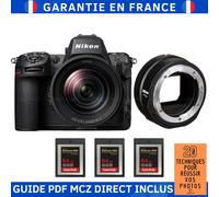 Nikon Z8 + Z 24-120mm F4 S + 3 SanDisk 64GB Extreme PRO CFexpress Type B + Guide PDF MCZ DIRECT '20 TECHNIQUES POUR RÉUSSIR VOS PHOTOS