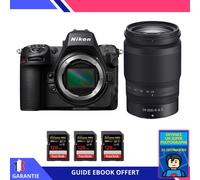 Nikon Z8 + Z 24-200mm f/4-6.3 VR + 3 SanDisk 128GB Extreme PRO UHS-II SDXC 300 MB/s + Ebook 'Devenez Un Super Photographe' - Hybride Nikon