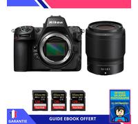 Nikon Z8 + Z 50mm f/1.8 S + 3 SanDisk 128GB Extreme PRO UHS-II SDXC 300 MB/s + Ebook 'Devenez Un Super Photographe' - Hybride Nikon