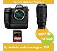 Nikon Z9 Camera+Objectif Nikon Z 100-400mm f4.5-5.6 VR S NIKKOR+SanDisk 128 Go Extreme PRO carte SDXC UHS-II