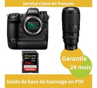 Nikon Z9 Camera+Objectif Nikon Z 100-400mm f4.5-5.6 VR S NIKKOR+SanDisk 256 Go Extreme PRO carte SDXC UHS-II