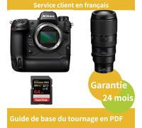 Nikon Z9 Camer Objectif Nikon Z 100-400mm f4.5-5.6 VR S NIKKOR+SanDisk 64 Go Extreme PRO carte SDXC UHS-II