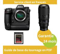 Nikon Z9 Camera+Objectif Nikon Z 100-400mm f4.5-5.6 VR S NIKKOR+SanDisk 64 Go Extreme SD card PRO CFexpress Type B