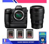 Nikon Z9 + Z 14-24mm f/2.8 S + 3 SanDisk 128GB Extreme PRO CFexpress Type B + Ebook 'Devenez Un Super Photographe' - Hybride Nikon