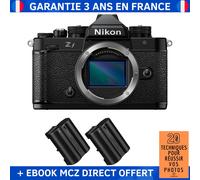 Nikon Zf + 2 Nikon EN-EL15C + Ebook '20 Techniques pour Réussir vos Photos' - Appareil Photo Hybride