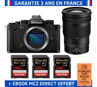 Nikon Zf + 24-120mm f/4 S + 3 SanDisk 256GB Extreme PRO UHS-II SDXC 300 MB/s + Ebook '20 Techniques pour Réussir vos Photos' - Appareil Photo Hybride