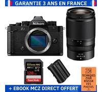 Nikon Zf + 28-75mm f/2.8 + 1 SanDisk 128GB Extreme PRO UHS-II SDXC 300 MB/s + 1 Nikon EN-EL15C + Ebook '20 Techniques pour Réussir vos Photos' - Appareil Photo Hybride