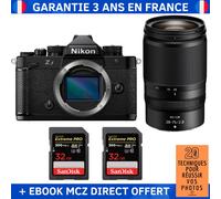 Nikon Zf + 28-75mm f/2.8 + 2 SanDisk 32GB Extreme PRO UHS-II SDXC 300 MB/s + Ebook '20 Techniques pour Réussir vos Photos' - Appareil Photo Hybride