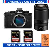Nikon Zf + 28-75mm f/2.8 + 2 SanDisk 64GB Extreme PRO UHS-II SDXC 300 MB/s + Ebook '20 Techniques pour Réussir vos Photos' - Appareil Photo Hybride