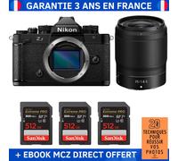 Nikon Zf + 35mm f/1.8 S + 3 SanDisk 512GB Extreme PRO UHS-II SDXC 300 MB/s + Ebook '20 Techniques pour Réussir vos Photos' - Appareil Photo Hybride