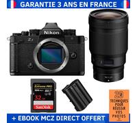 Nikon Zf + 50mm f/1.2 S + 1 SanDisk 32GB Extreme PRO UHS-II SDXC 300 MB/s + 1 Nikon EN-EL15C + Ebook '20 Techniques pour Réussir vos Photos' - Appareil Photo Hybride