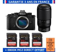 Nikon Zf + 70-180mm f/2.8 + 3 SanDisk 512GB Extreme PRO UHS-II SDXC 300 MB/s + Ebook '20 Techniques pour Réussir vos Photos' - Appareil Photo Hybride