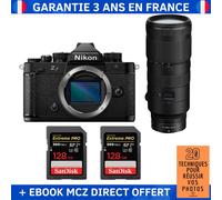 Nikon Zf + 70-200mm f/2.8 VR S + 2 SanDisk 128GB Extreme PRO UHS-II SDXC 300 MB/s + Ebook '20 Techniques pour Réussir vos Photos' - Appareil Photo Hybride