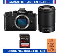 Nikon Zf + 85mm f/1.8 S + 1 SanDisk 512GB Extreme PRO UHS-II SDXC 300 MB/s + Ebook '20 Techniques pour Réussir vos Photos' - Appareil Photo Hybride