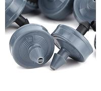 Nikou 100PCS Goutteurs d'Irrigation Réglable, 4L Pression Goutteur D'irrigation à Compensation Émetteur de Goutte Micro Système Goutte Arroseur d'Arrosage, Équipement d'émetteur pour Tuyau 4/7