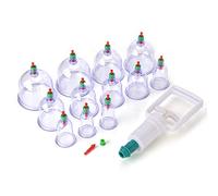 Nikou 12x ventouses chinoises ventouse kit massage acupuncture thérapie médicale sous vide chinois traditionnel