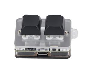Nikou 2 Keys Clavier Support Programmation Macro et Logiciel Blue Switch Clavier personnalisé avec RVB Light BT Type C Connexion