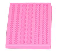 Nikou 3D Silicone Corde Tissée Perle Forme Gâteau Cuisine DIY Outil de Cuisson pour Fondant et Décoration de Gâteau Flexible, Facile à Utiliser