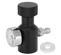Nikou Adaptateur de Bouteille de CO2 TR21-4, Adaptateur de Recharge de Soda avec Manomètre de 0-3000psi, Connecteur Mâle de Régulateur de CO2 Kit de Connecteur d'adaptateur