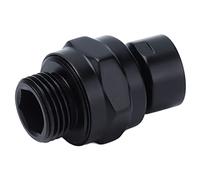 Nikou Adaptateur de douche supérieur G1/2, support de pommeau de douche réglable en cuivre, joint de pommeau de douche noir, rotule de pommeau de douche, accord, fournitures de douche