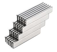 Nikou Aimants de barre 24pcs puissant aimant de terres rares aimant fort 60 x 10 x 3 mm pour réfrigérateur scientifique bricolage artisanat