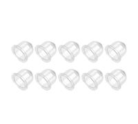 Nikou Ampoule D'amorçage, Ampoule Amorçage D'essence, Accessoires de Remplacement D'ampoule D'amorçage de Carburateur 22 mm, Plastique, Adaptés pour Homelite(Transparent, 10 Pièces)