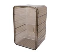 Nikou Armoire de rangement de à grande capacité multifonction translucide tasse de rangement étagère de rangement