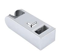 Nikou Barre de douche en ABS chromé réglable en hauteur - 30 x 15 mm - Barre coulissante de douche et pommeau de rail - Finition chromée