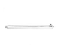 Nikou Barre d'extension de pommeau de douche G1/2" en acier inoxydable, bras de douche mural pour salle de bain, extension de pommeau de douche, 30 cm de long, finition chromée