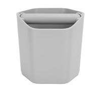 Nikou Boîte à café Boîte à café à marc de café de grande capacité avec barre à frapper et base antidérapante (Grise)