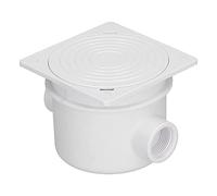 Nikou Boîte de raccordement sous-marine, boîte de distribution de lumière étanche pour piscine, boîte de jonction en plastique étanche à la poussière, 10 x 10 cm, pour répartition de la lumière de la